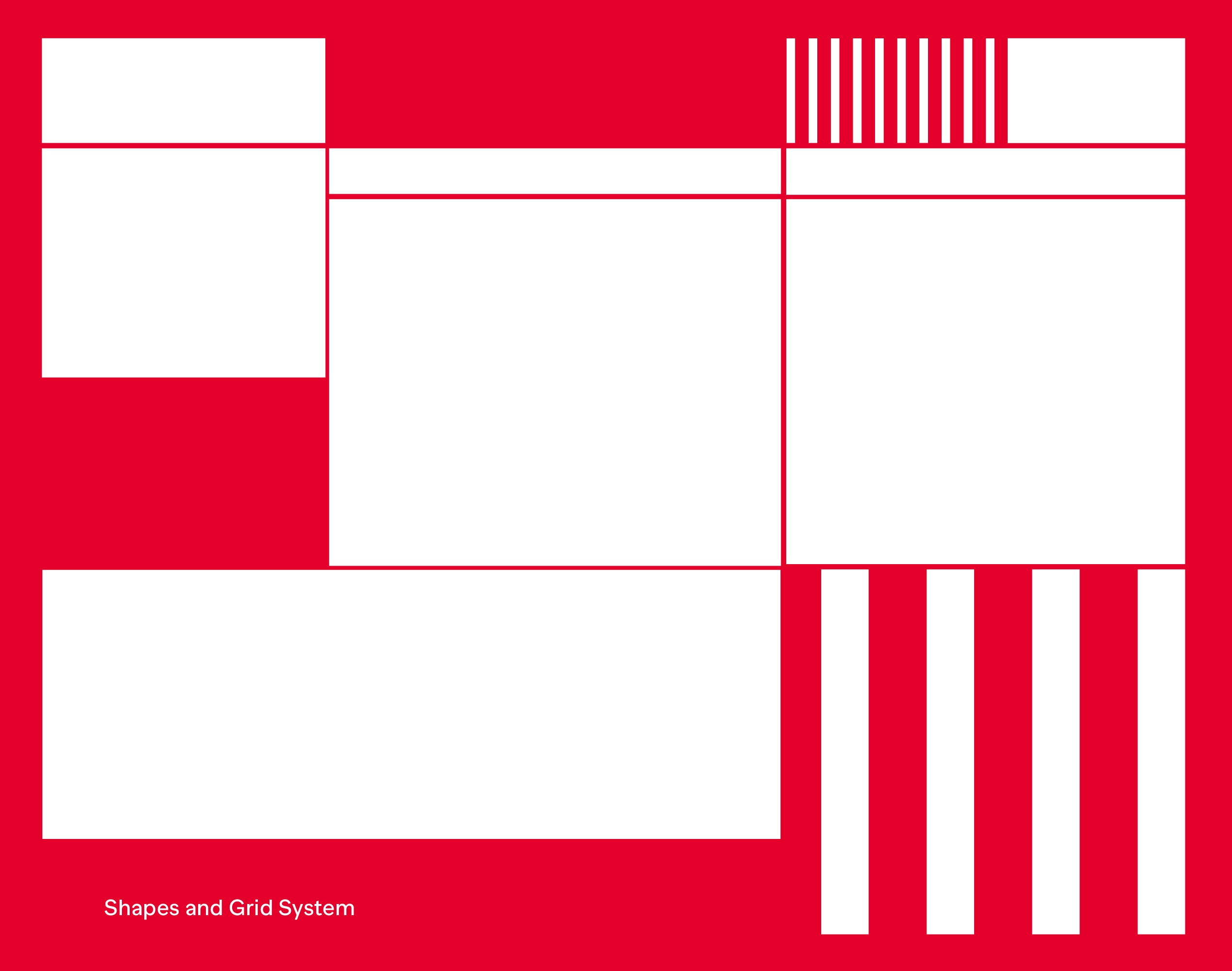 Diesel shapes and grid system by Frank Studio